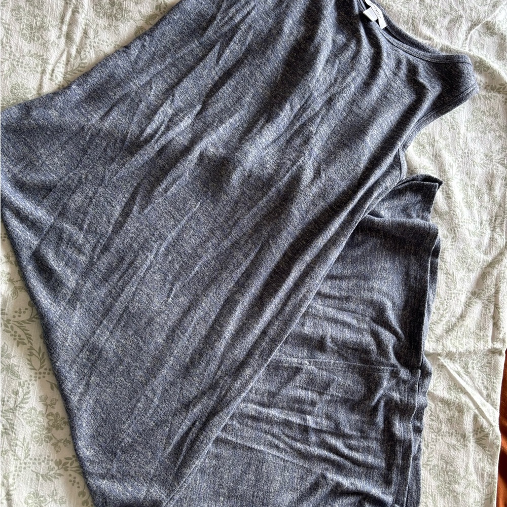 Daily Ritual Heathered Blue Dress - Picture 3 of 3